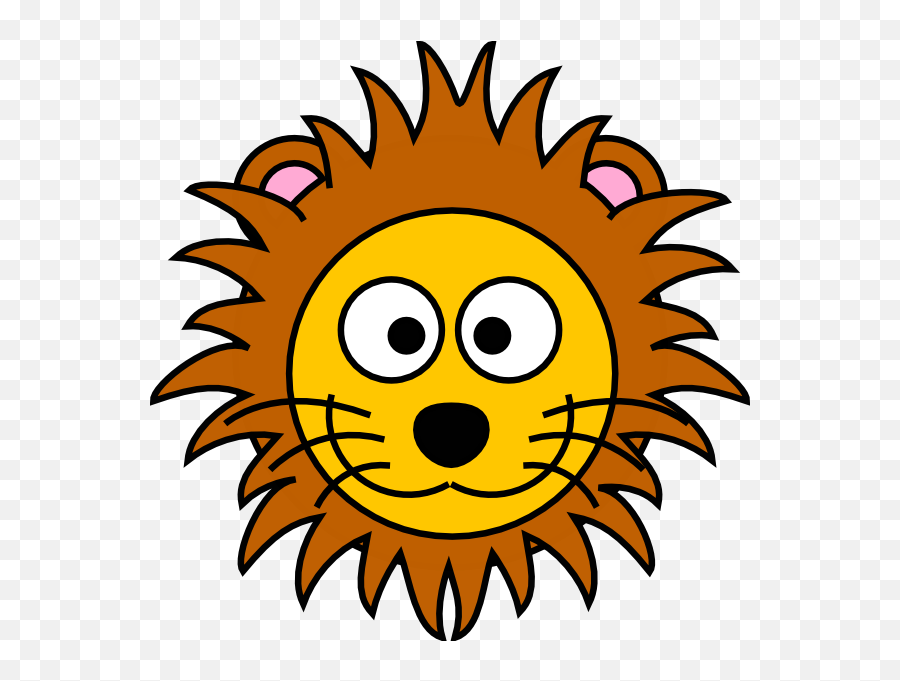 Best Lion Head Clipart 29076 - Clipartioncom Cartoon Lion Head Clipart Png,Instagram Logo Clipart