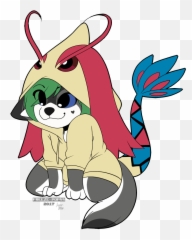 Ych Commission Droop Milotic Hoodie By Freeze - Pop88 Fur Fictional Character Png,Milotic Png