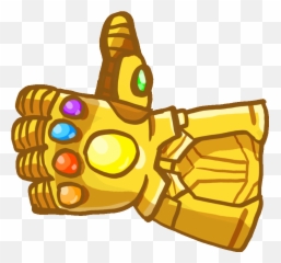 Transparent Infinity Gauntlet Clipart - Cartoon Background png