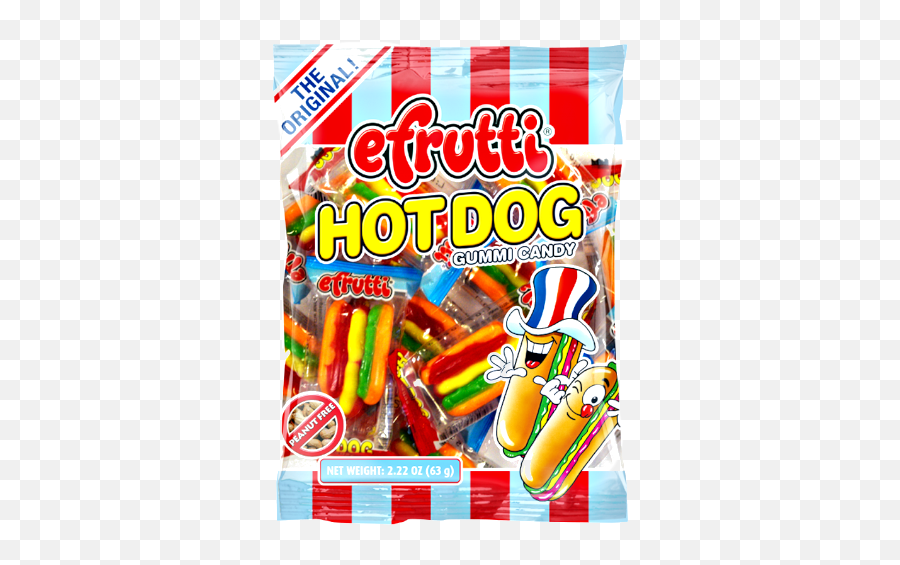 Efrutti Gummi Hot Dog 63g U2013 Mental Munchies - Russian Candy Png,Transparent Hot Dog