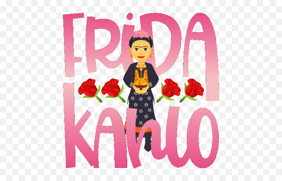 Frida Kahlo Woman Power Gif - Frida Kahlo Gif Transparent Png,Frida Kahlo Icon