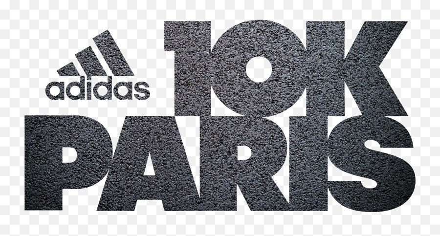 Adidas 10k Paris 10 Juin - Adidas 10k Logo Png,White Adidas Logo Png