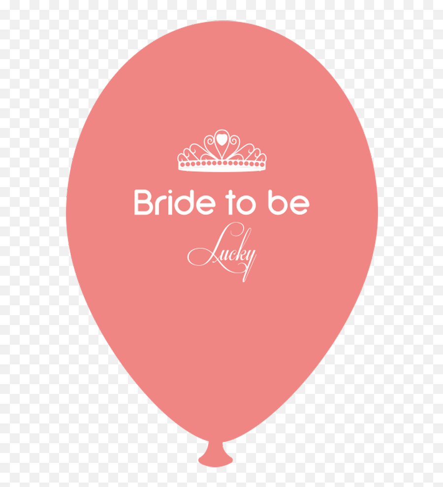 Bride To Be Lucky Printed Latex Balloons Radar Gibtbl - I M A The Bride Logo Png,Radar Icon Vector