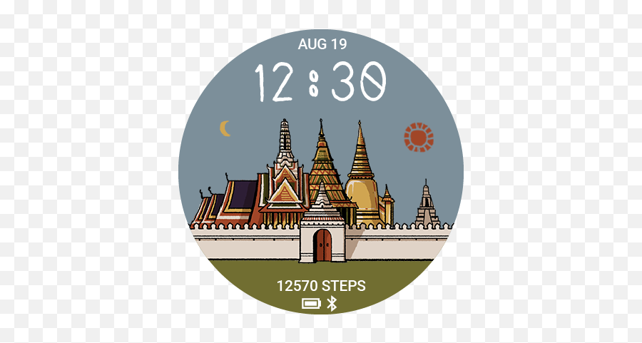 The Temple Of Emerald Buddha Garmin Connect Iq - Icon Png,Steeple Icon