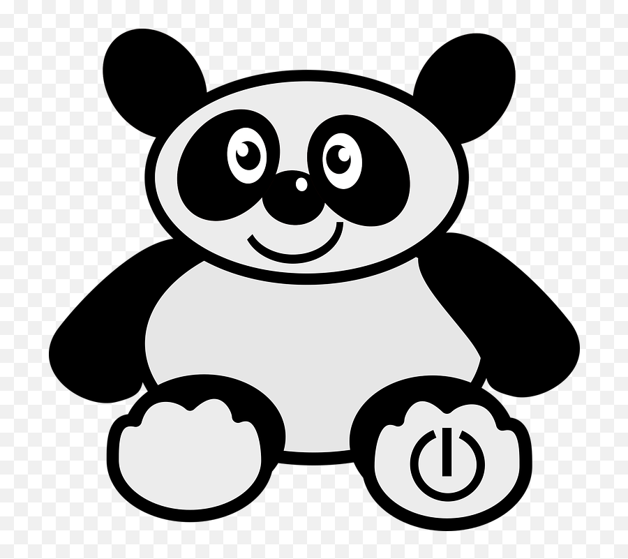 Panda Bear Cute - Free Vector Graphic On Pixabay Teddy Bear Svg Free Png,Cute Panda Png