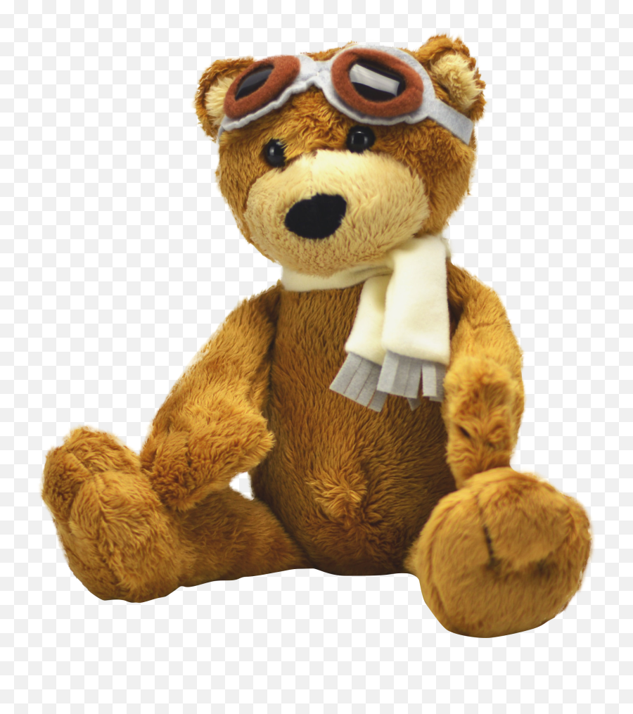 Brown Teddy Bear Aviation Head Gear Png