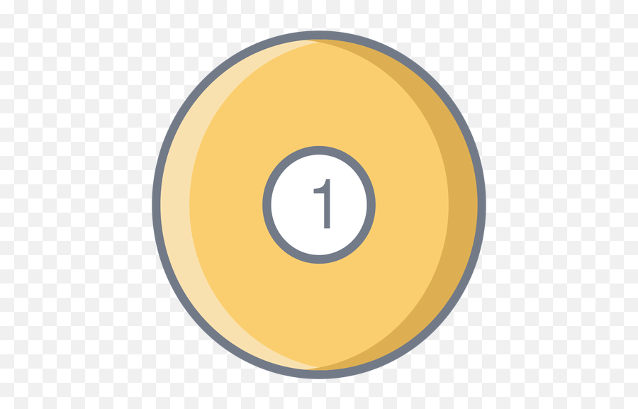 Ball One Circle Flat Transparent Png U0026 Svg Vector - Dot,Circle One In An Icon