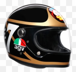 Apparel Helmets And Accessories Full - Face Euromoto Agv X3000 Barry Sheene png