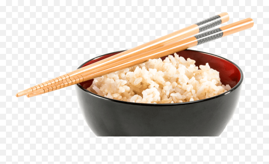Brown Rice Png Image With No - Bowl Of Rice And Chopsticks,Rice Transparent Background