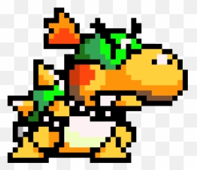 Bowser Pixel Png 1 Image - Bowser Jr Pixel Art,Bowser Png