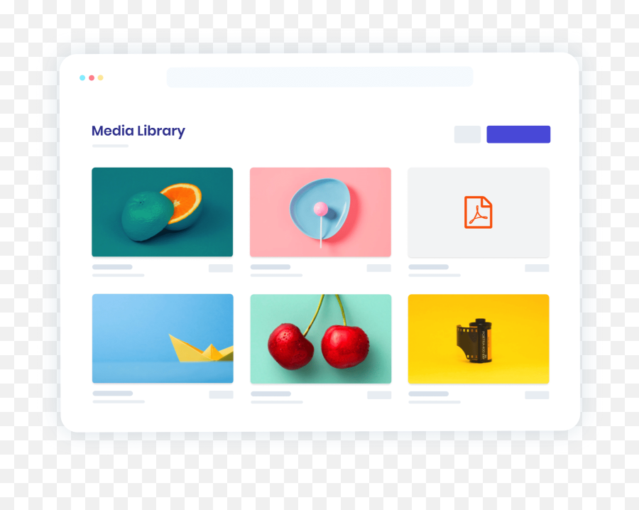 Media Library - Strapi Features Language Png,Video Library Icon