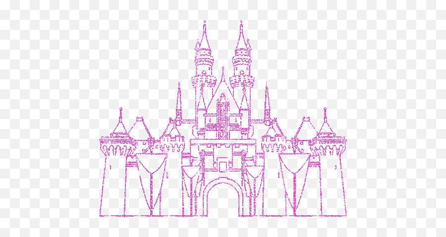 Castle Outline Transparent Png - Draw A Big Castle Easy,Castle Transparent