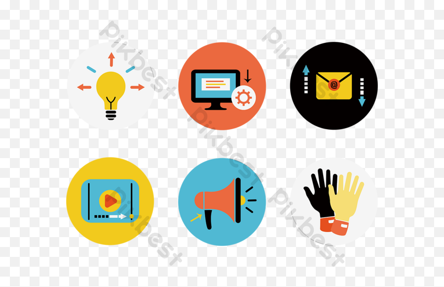 Various Computer Icons Vector Psd Free Download - Pikbest Language Png,Computer Icon Free