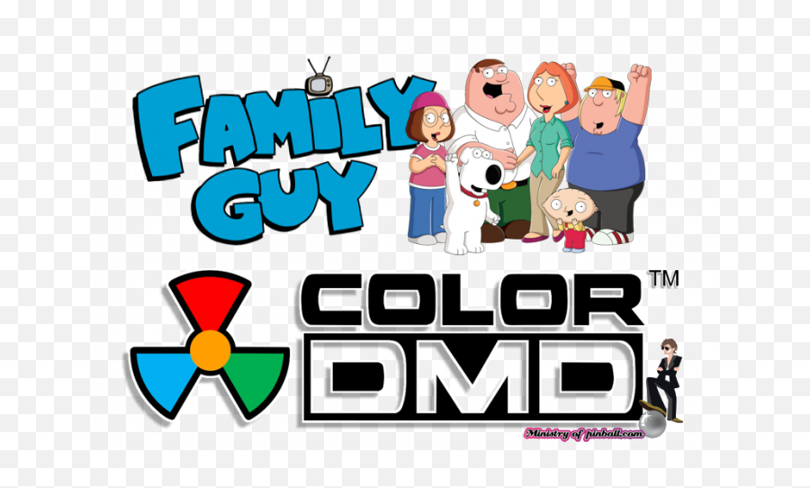 Family Guy Colordmd Ministry Of Pinball - Family Guy Png,Family Guy Logo Png