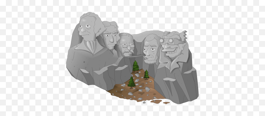 Worlds Of - Illustration Png,Mount Rushmore Png