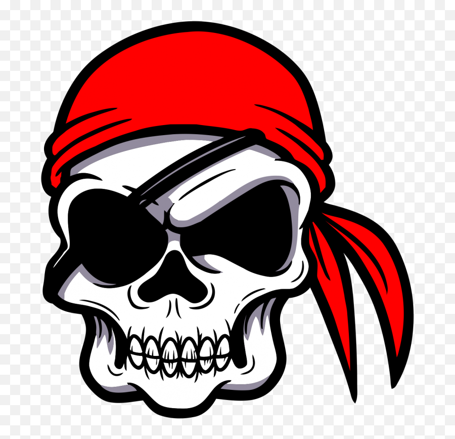 Download Free Png Eye Patch Clipart - Evil Pirate Cartoon Logo Crew Gta V, Cartoon Skull Png - free transparent png images 