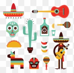 630 Decorative Mexican Icons - Mexico Icons png