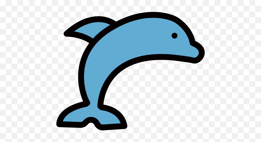 Dolphin Free Icon - Dolphin 512x512 Png Clipart Download,Dolphin Icon Png