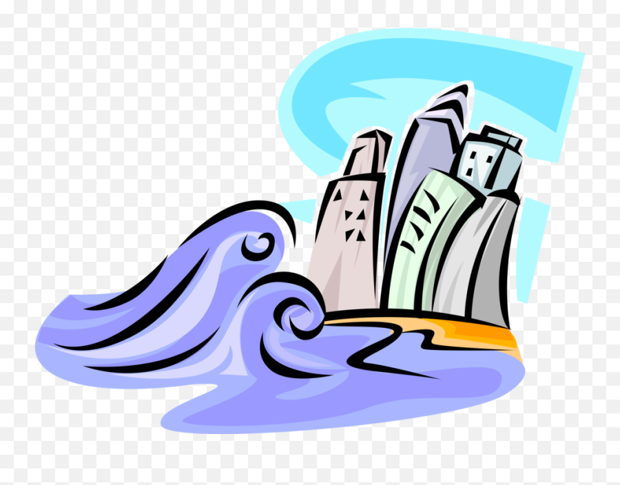 Tsunami Seismic Sea Wave - Vector Image Png,Tidal Wave Icon