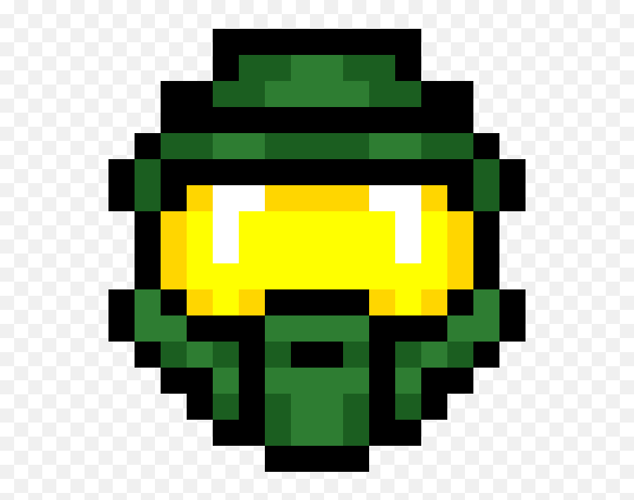 Pixilart - Spartan Helmet By Anonymous Master Chief Pixel Art Png,Spartan Helmet Logo