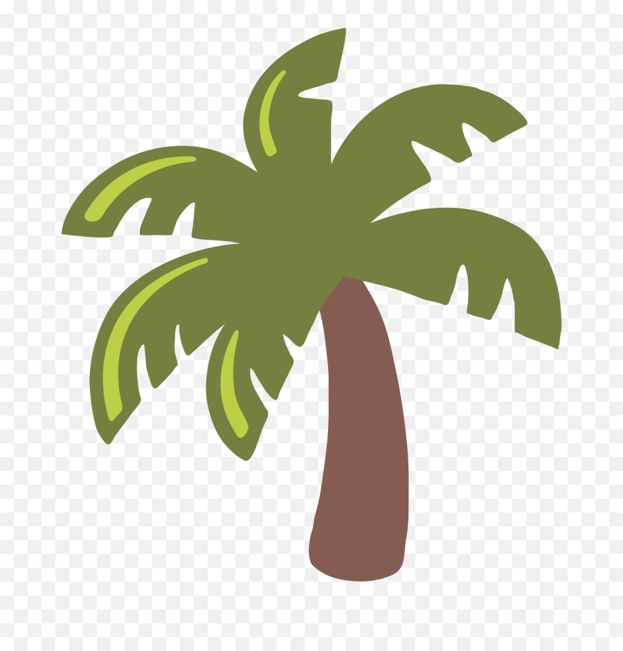 Palmera Emoji - Tree Emoji Black And White Png,Palmeras Png