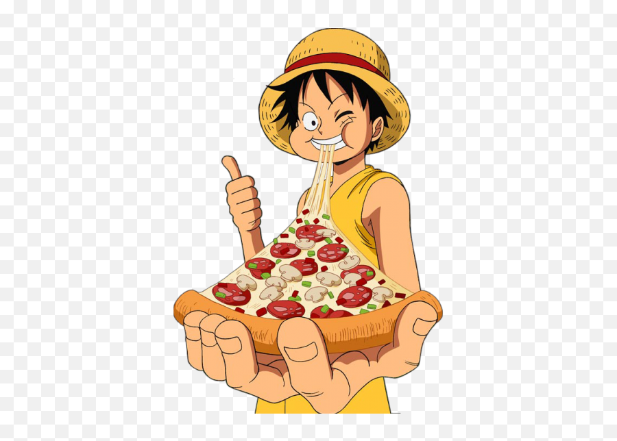 One Piece - Luffy One Piece Eating Png,One Piece Png