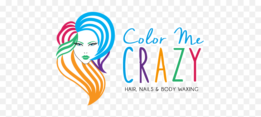 San Angelo Hair Salon - Color Me Crazy Color Me Crazy Hair Color Logo Design Png,Crazy Hair Png