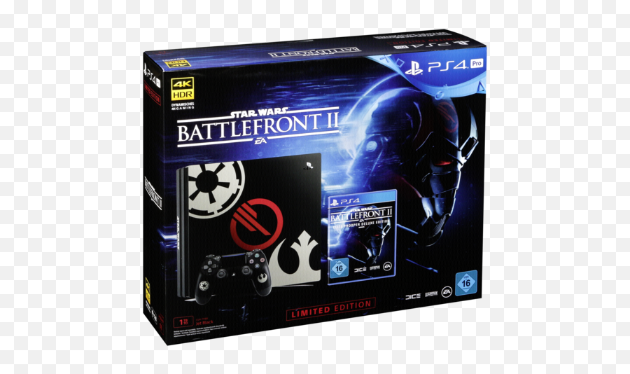 Sony Playstation 4 1tb Inkl Star Wars Battlefront 2 De - Version Ps4 Pro Battlefront 2 Png,Star Wars Battlefront 2 Png