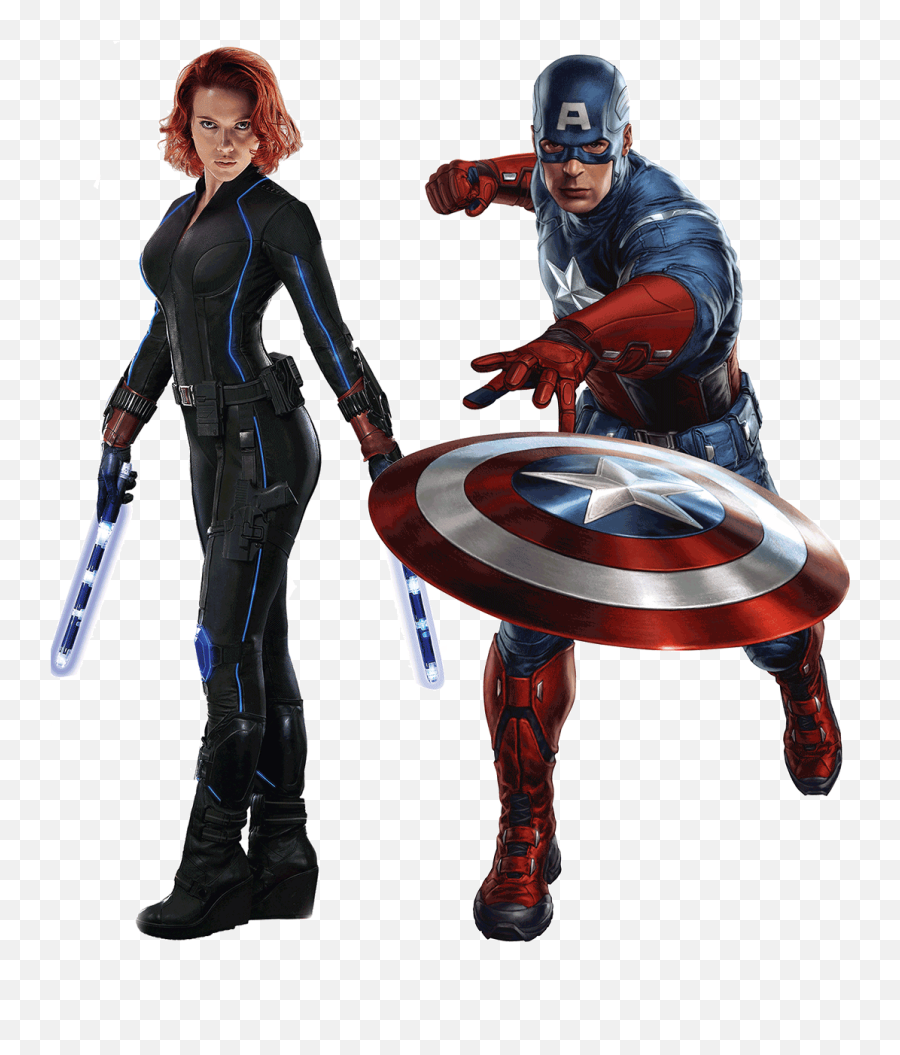 Black Widow Captain America - Captain America Avengers Captain America Png,Black Widow Transparent Background