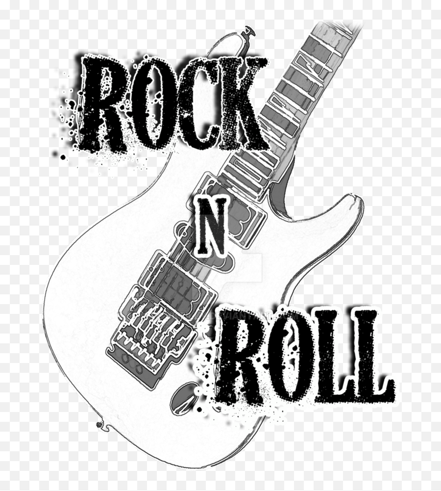 Rock En Roll Gitaar Transparent Png - Poster,Rock N Roll Png