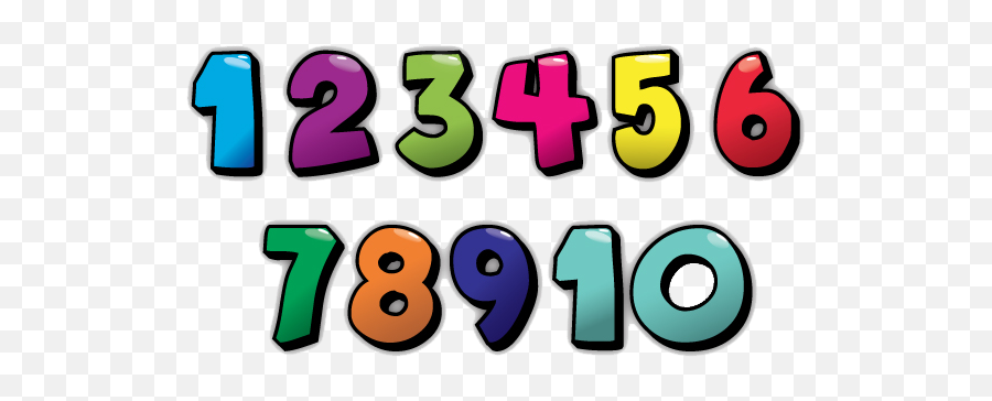 Numbers Png Image Hd Clipart Vectors - Number 1 10 Clipart,Numbers Png