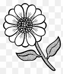 Flower Line Art Png 5 Image - In