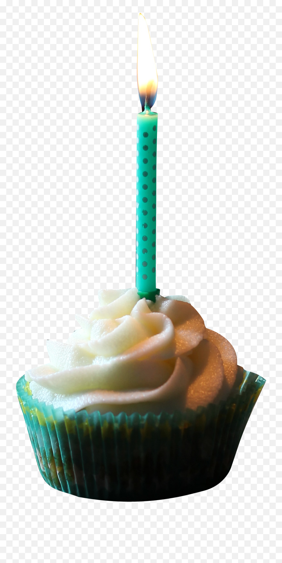 Cup Cake Birthday Transparent - Buttercream Png,Birthday Candle Transparent Background