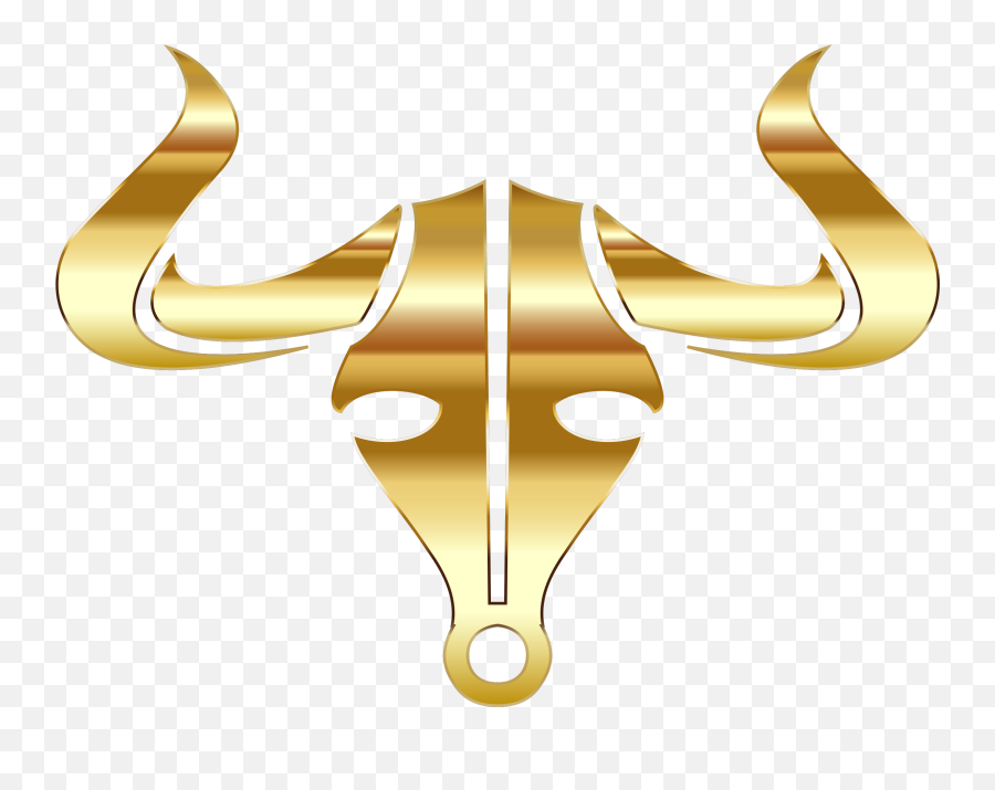 Png Gold Icon Shofar Horn With Oil - Bull Golden Silhouette Transparent,Gold Icon Png