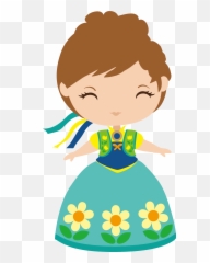 Anna - Frozen Cute Png