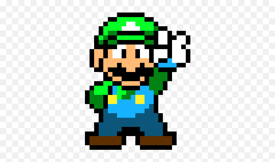 Luigi Pixel Art Maker - Princess Peach Perler Beads Png,Luigi Transparent