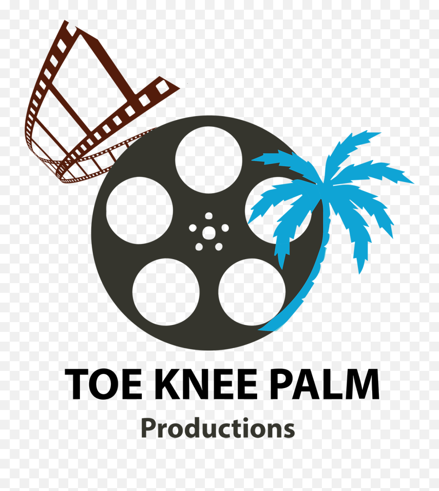 Logo Design For Toekneepalm Productions - Black And White Palm Tree Png,Ck Logo