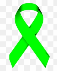 Green Ribbon - Mental Health Awareness Week png