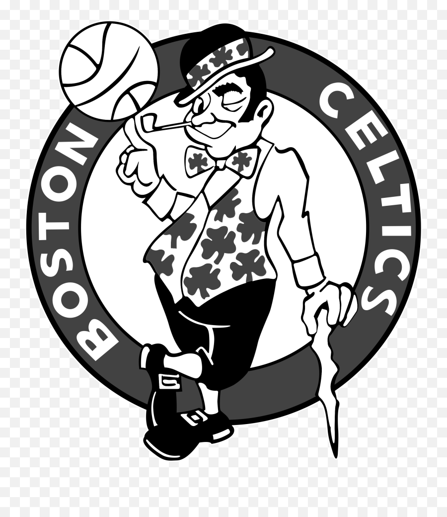 Nba Logo Drawing - Boston Celtics Logo Svg Png,Basketball Logos Nba