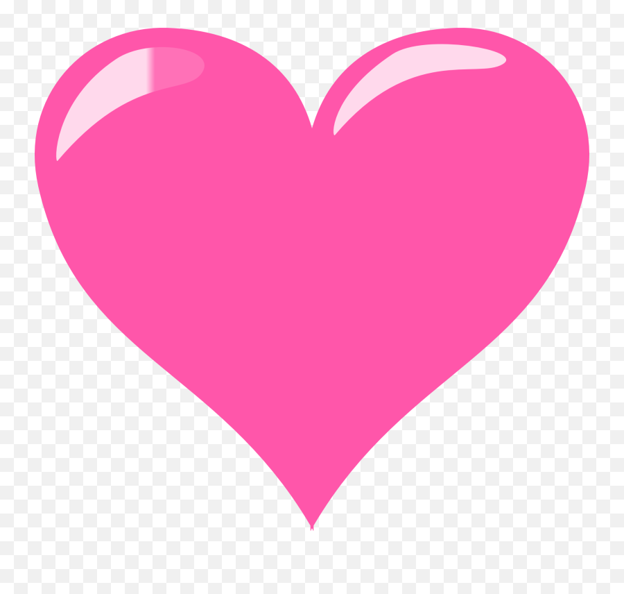 Heart Png Free Images Download - Pink Heart Clip Art,Half Heart Png