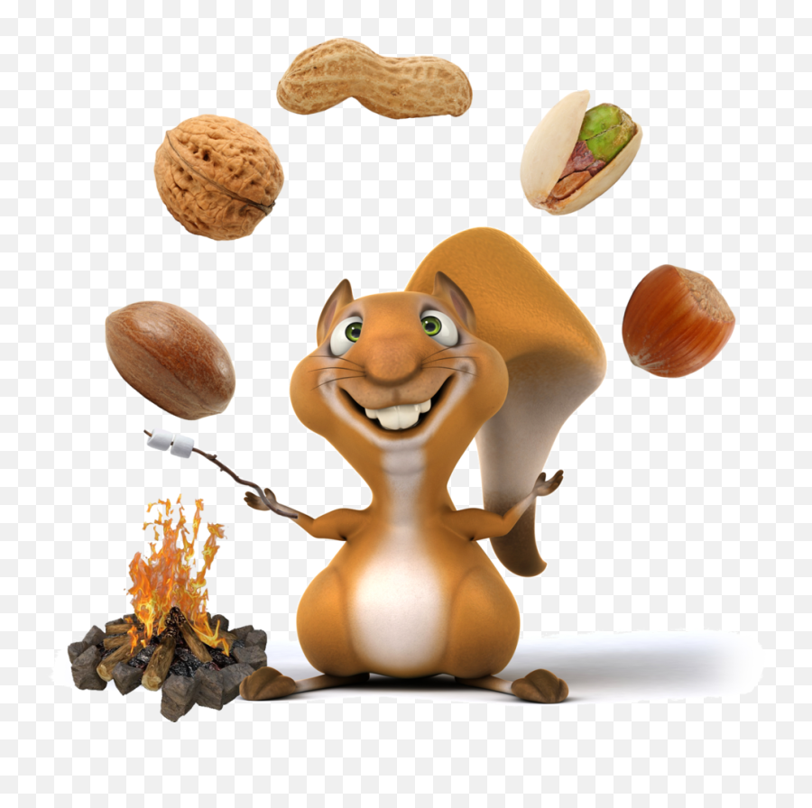 Mixed Nuts - Animated Squirrel Nuts Png,Cookout Png