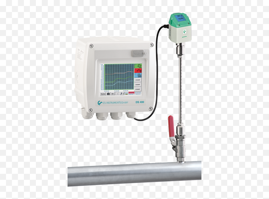 Flow Measurement Set With Sensor And Recorder - Ds 400 Cs Instruments Png,Ds Png