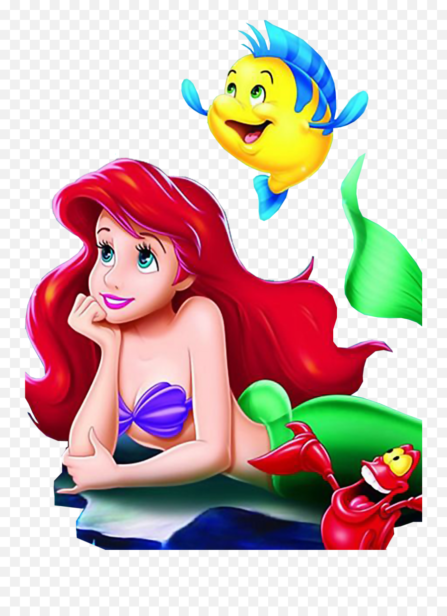 Free Download Little Mermaid Wallpaper - Baby Flounder Little Mermaid Png,Free Mermaid Png