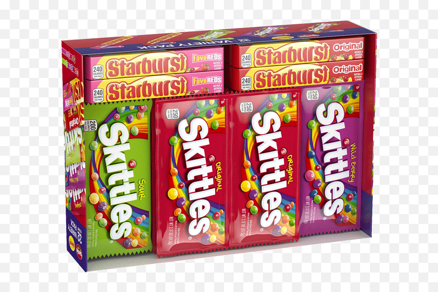 Starburst Fruity Candy Variety Box - Strawberry Png,Starburst Candy Png
