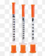 Trueplus Insulin Syringes - Types Of png