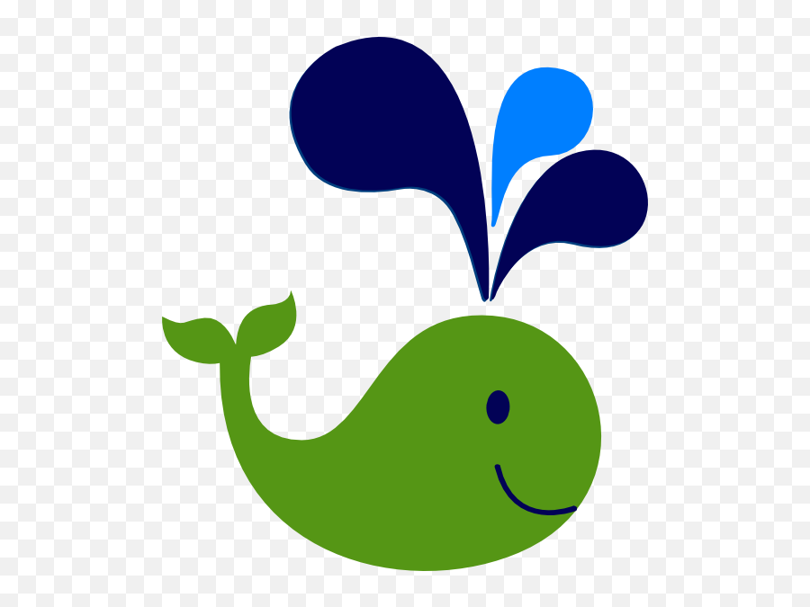 Download Anchor Clipart Lime - Whale Green Png Image With No Cartoon Blue Whale,Anchor Clipart Png