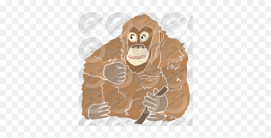 Download Ape Clipart Orangutan - Ugly Png,Ape Png
