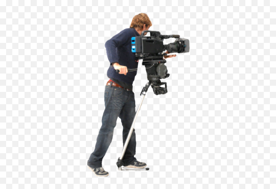 Cameraman Camera Guy Sticker By Happyanimalsanima - Transparent Camera Man Png,Cameraman Png