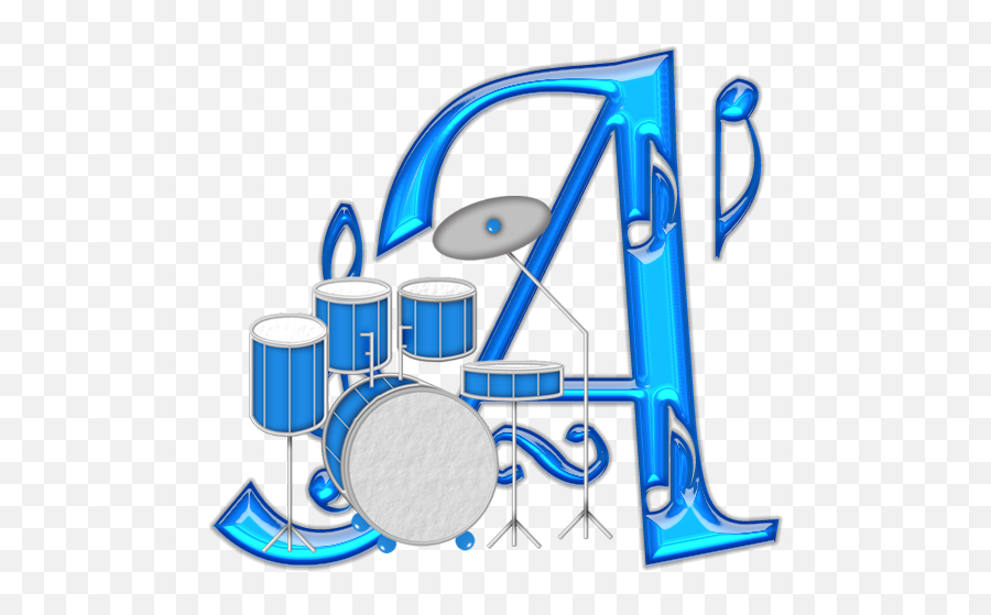 Ch B Musical Mayuscula - Alfabeto Com Notas Musicais Alfabeto Azul Con Bateria Png,Notas Musicales Png