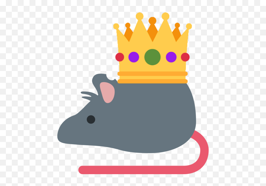 Ratcrown - Discord Emoji Cowboy Hat Rat Emoji Png,Crown Emoji Png